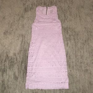 Lilac lace dress